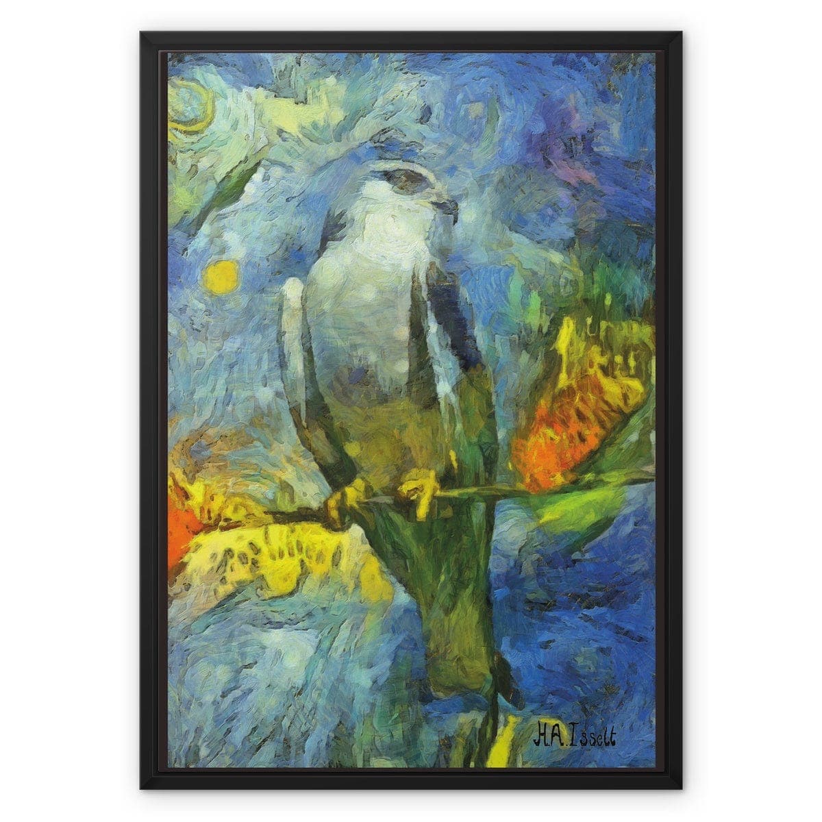 Falcon Framed Canvas