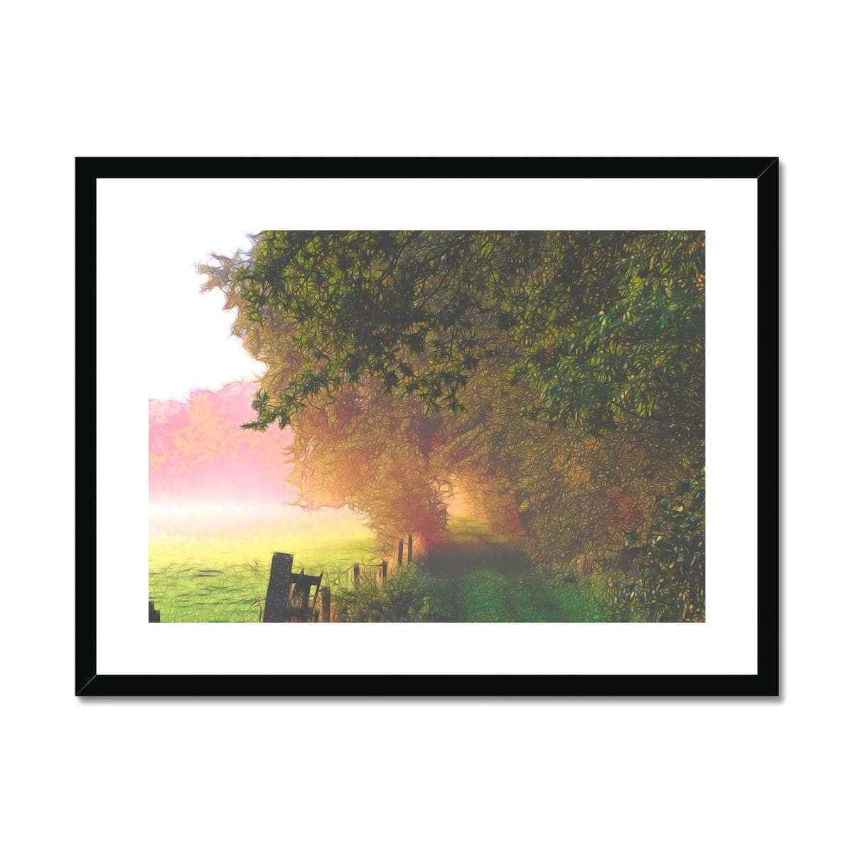 Morning glow,  Framed & Mounted Print, by Sensus Studio