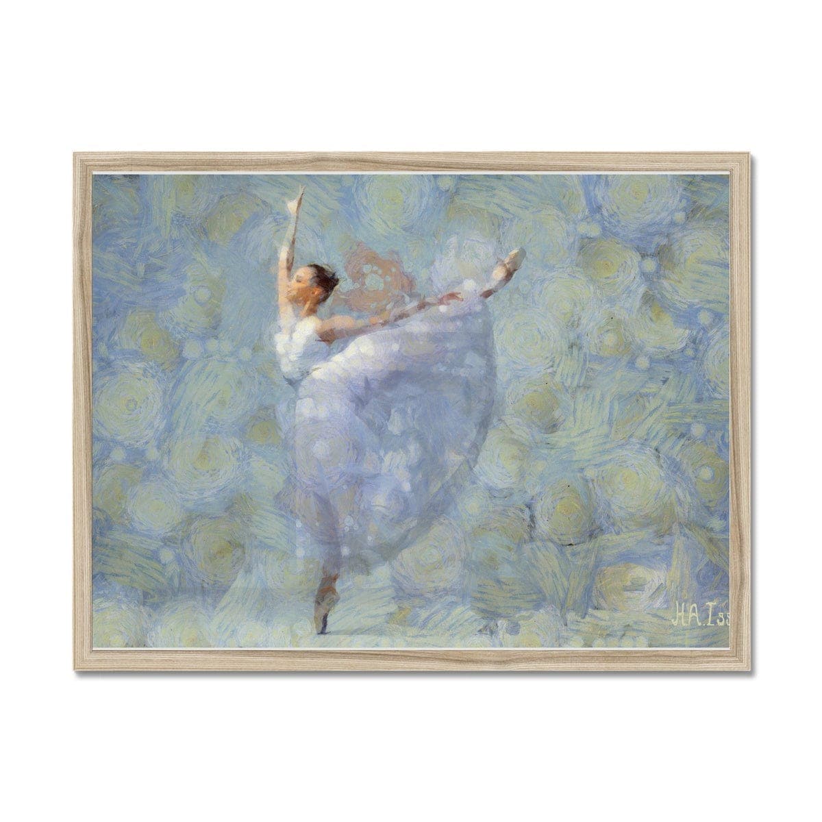 Dreamy Ballerina Framed Print