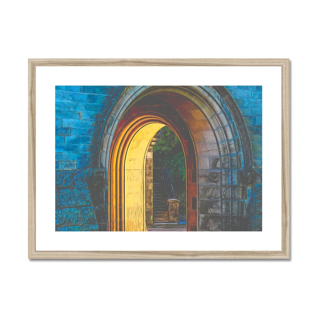 Gate to Dunrobin Castle, Framed & Mounted Print, by Ingrid Hütten