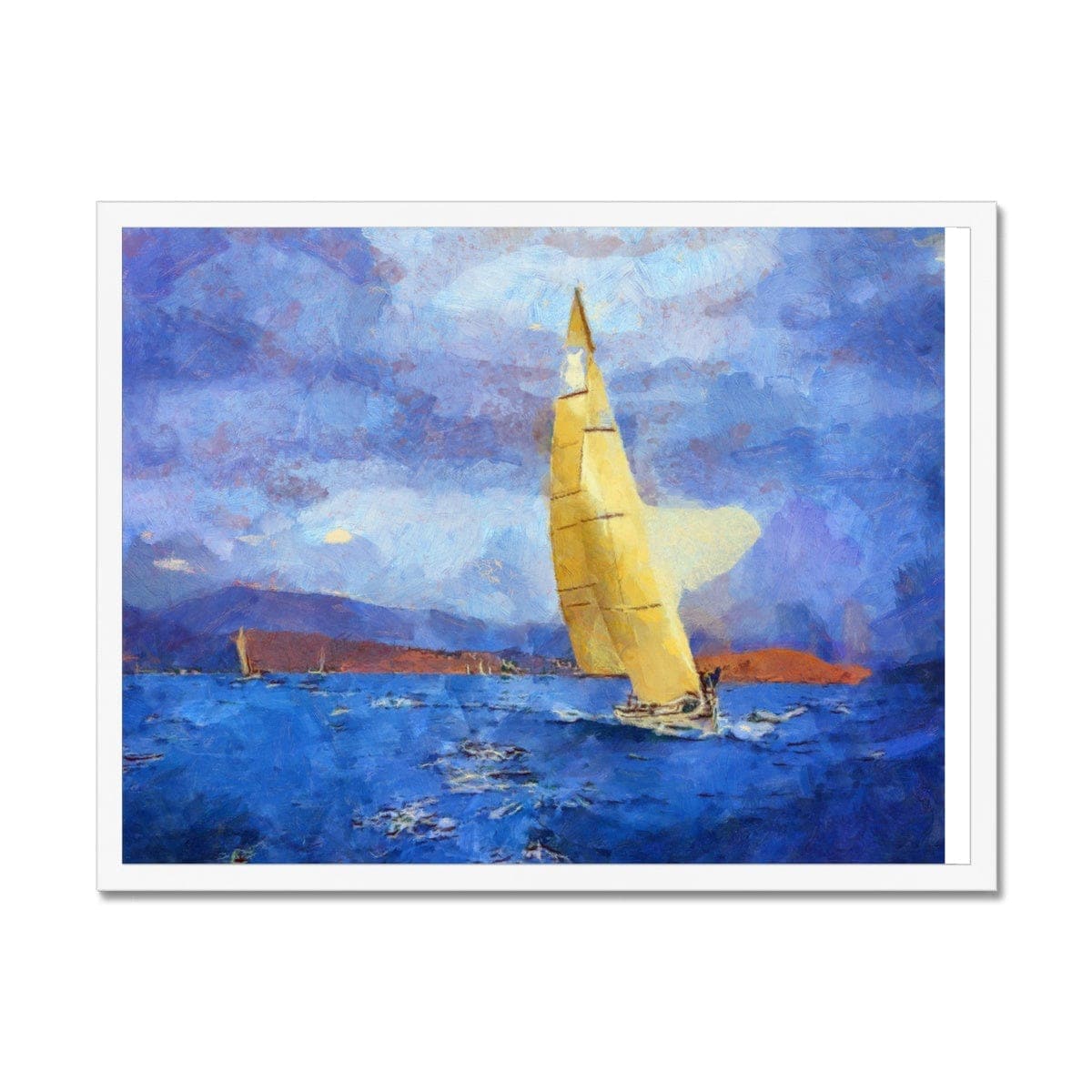 Sailing Framed Print