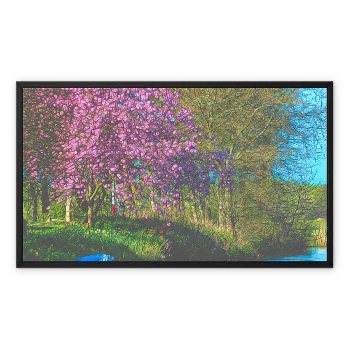 Spring delight Framed Canvas