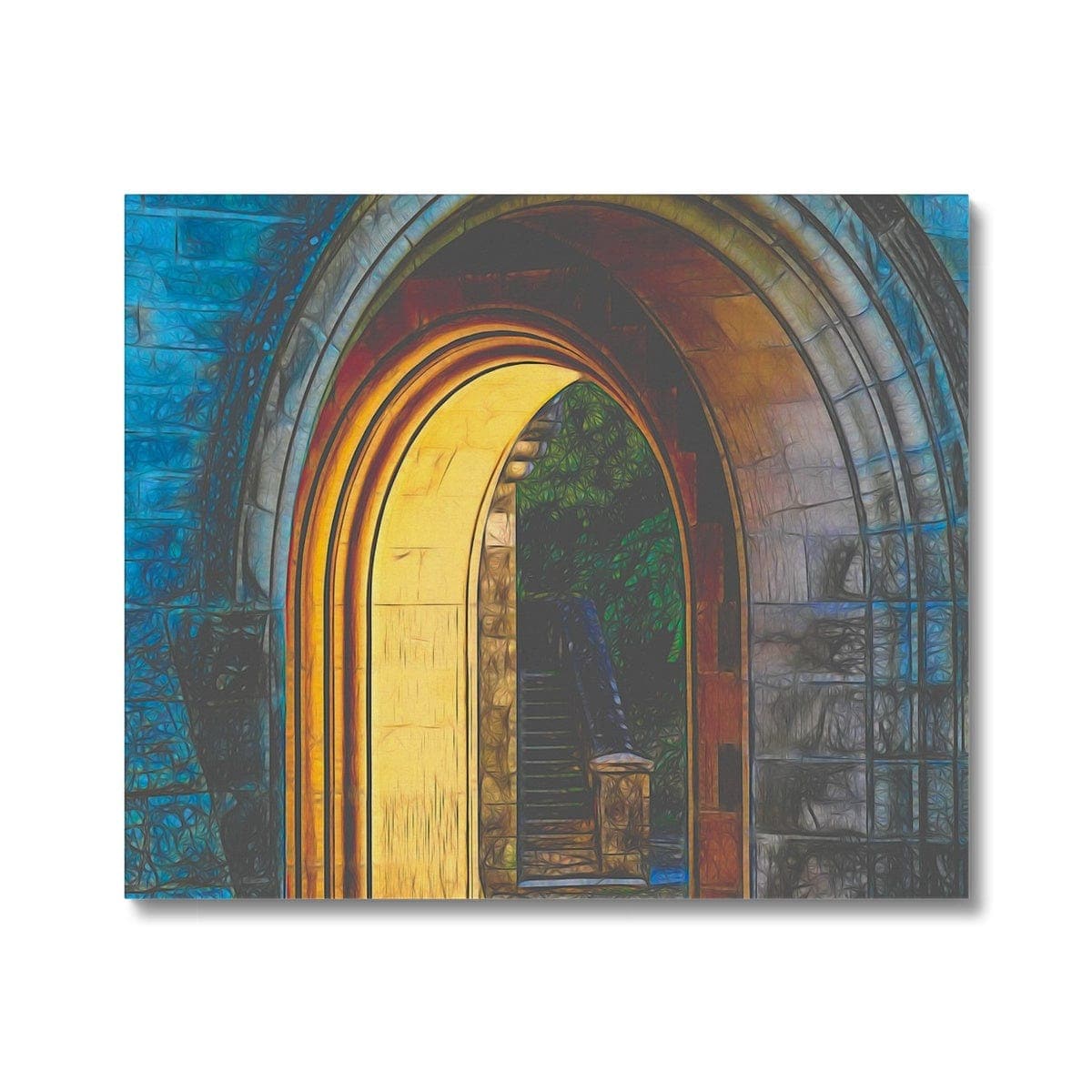 Gate to Dunrobin Castle Canvas