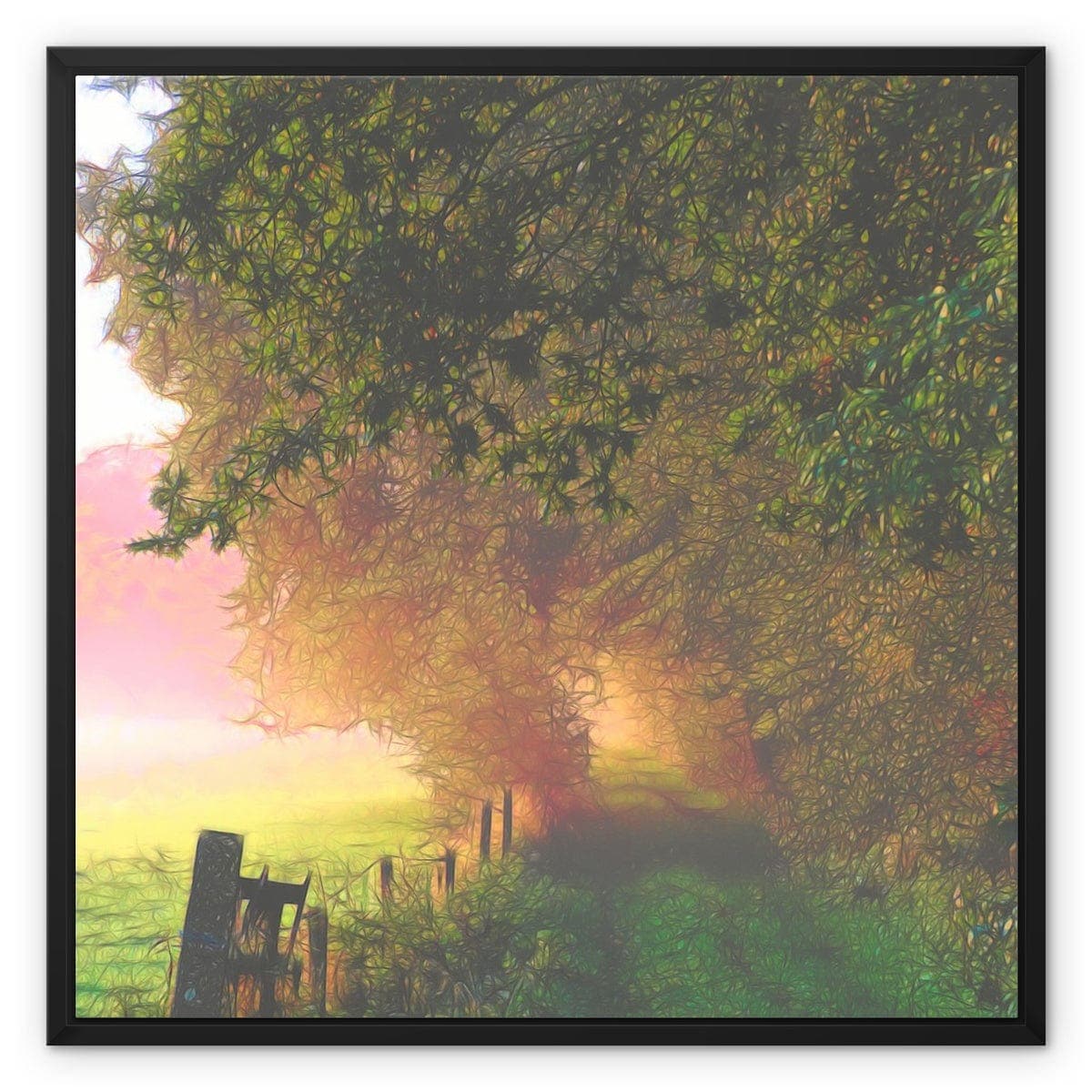 Morning glow,  Framed Canvas, by Sensus Studio