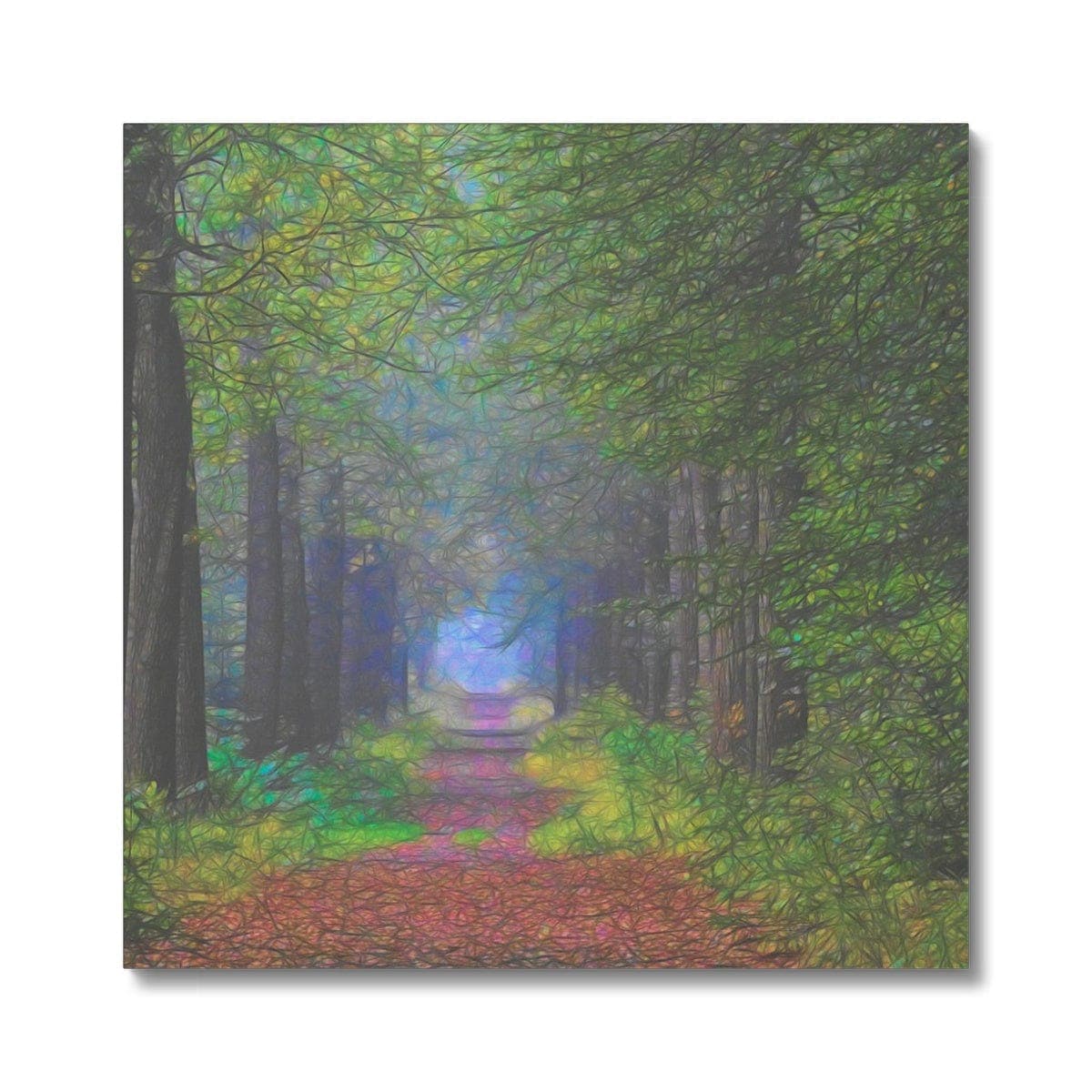 Forest lane, digital art on Canvas, by Mother nature photography