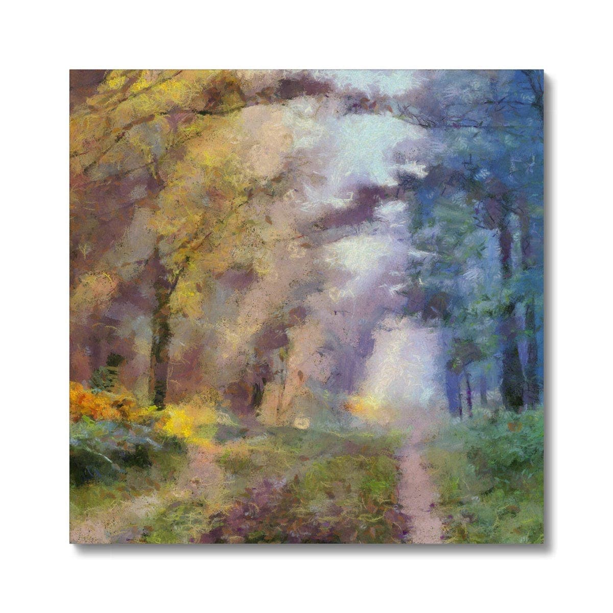 Early Morning Strole in the Woods Canvas