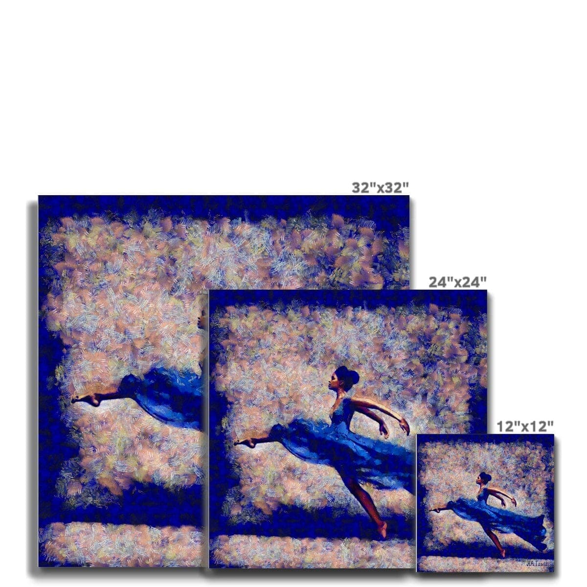 Dansa Moderna - Ballerina in Blue Canvas