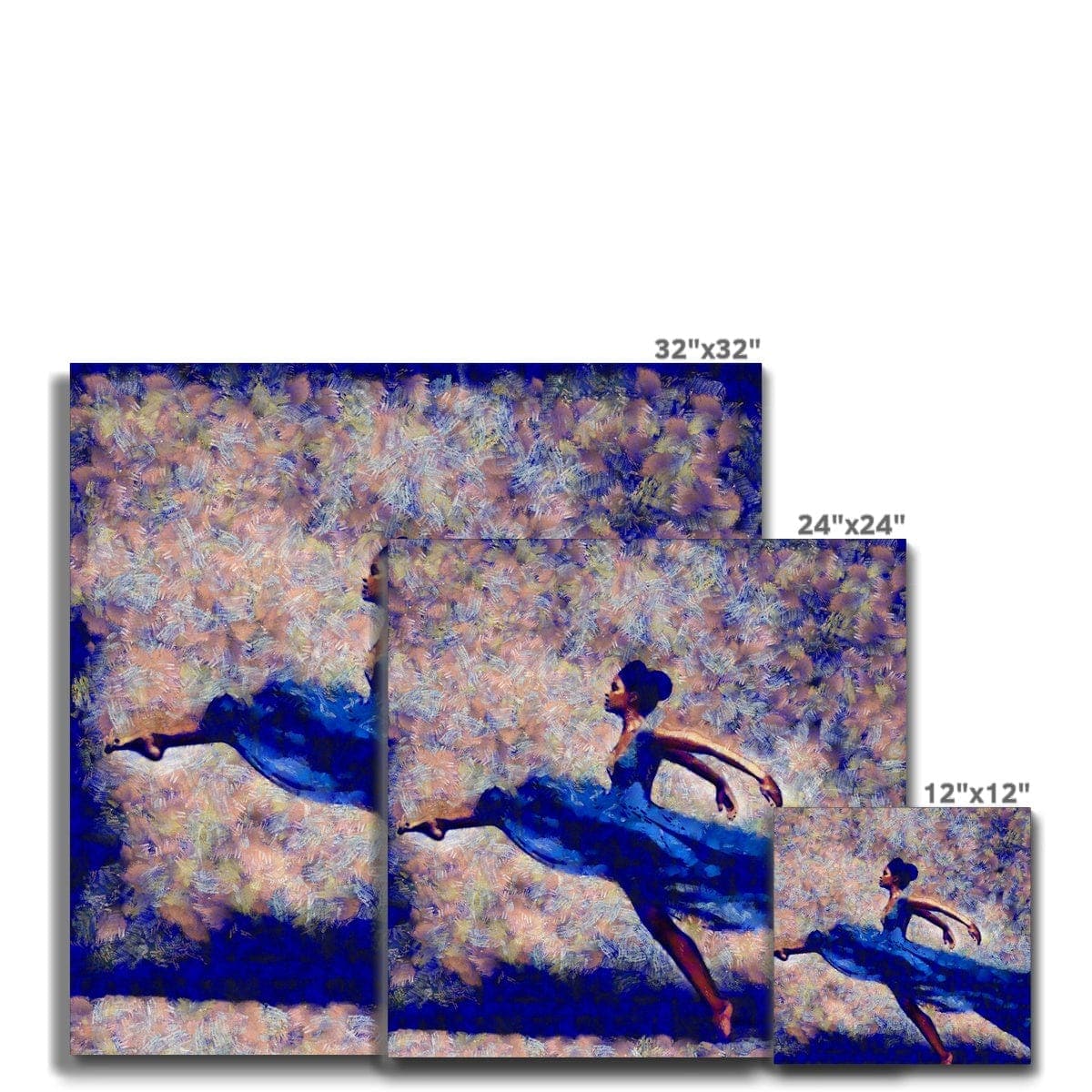 Dansa Moderna - Ballerina in Blue Canvas