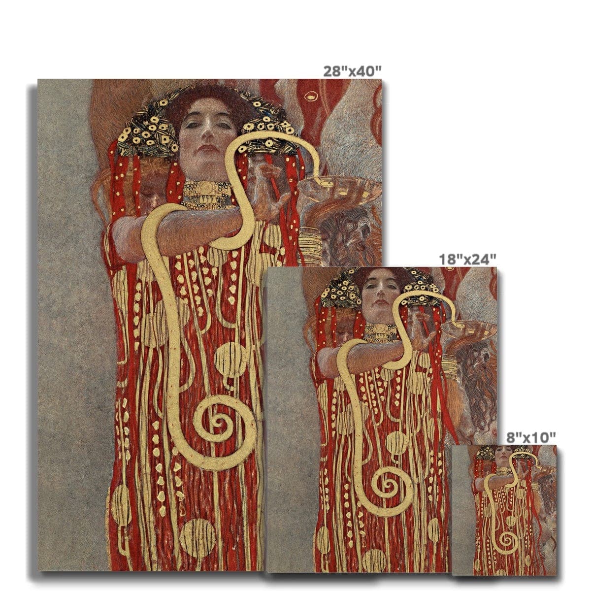 Gustav Klimt's Hygieia (1907) Canvas