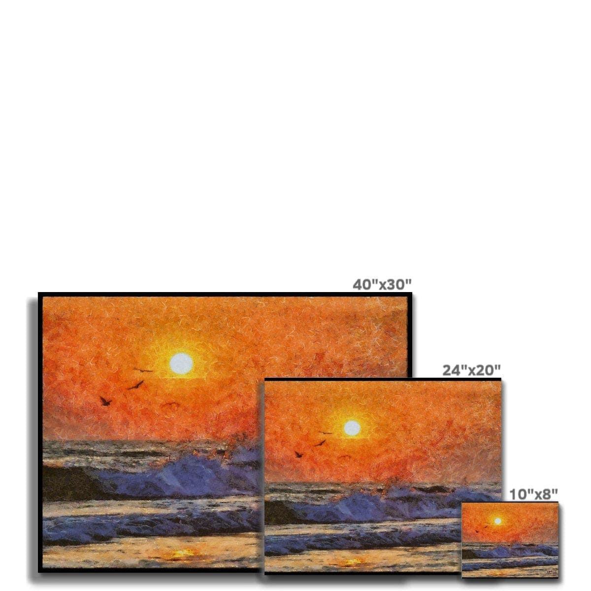 Orange Beach Canvas