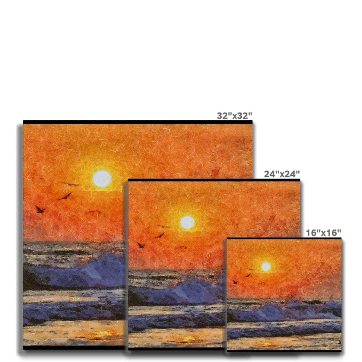 Orange Beach Canvas