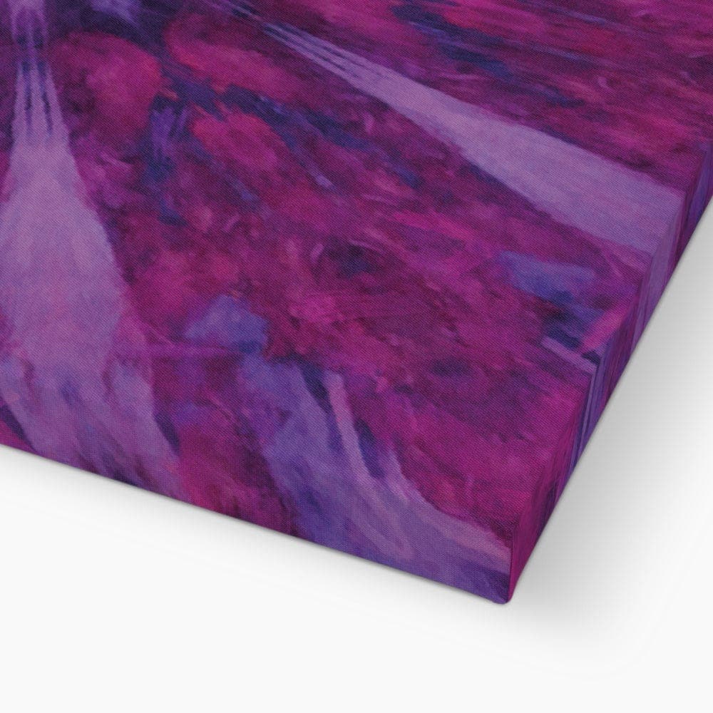 Purple Pattern Canvas