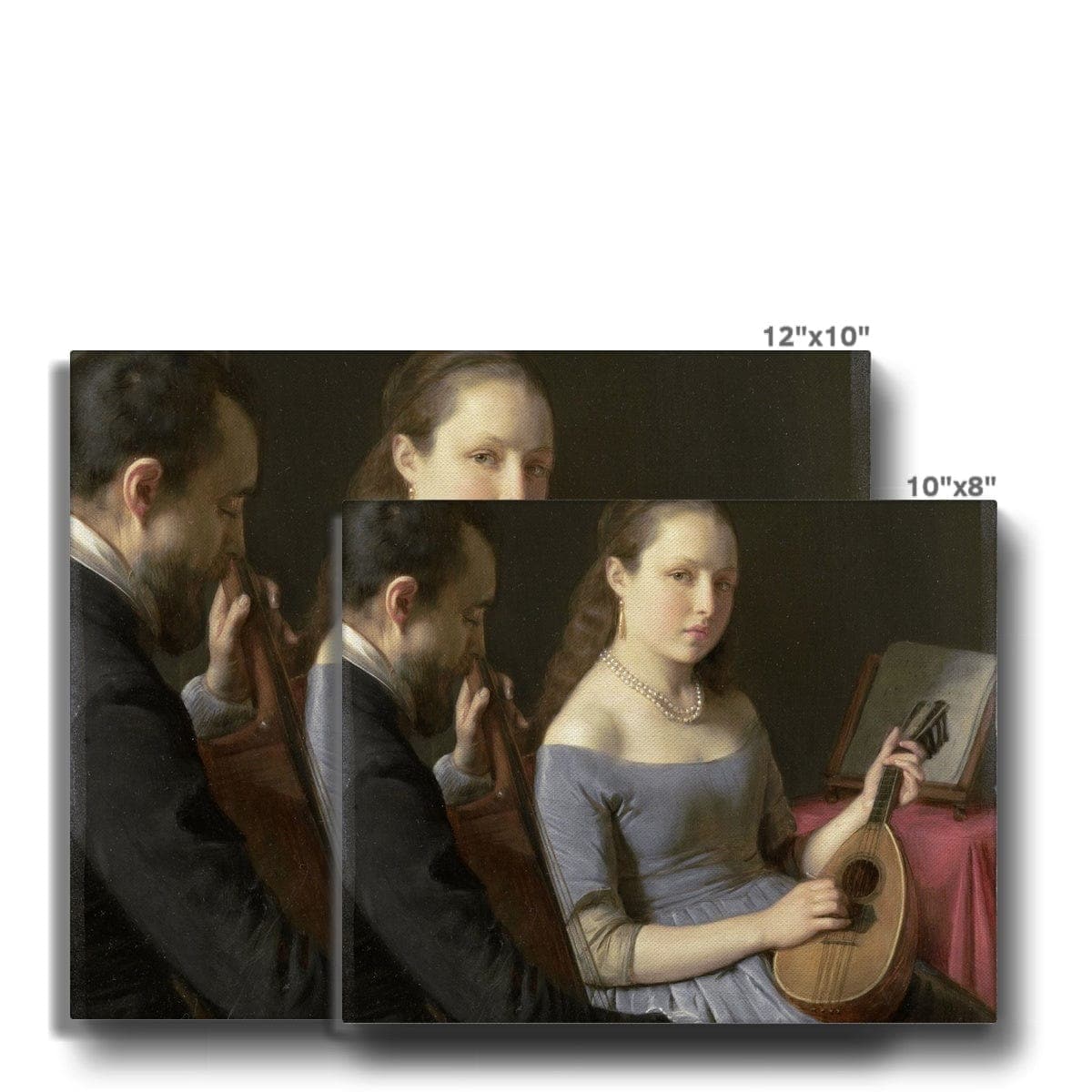 The Duet, Charles van Beveren, 1830 - 1850 Canvas