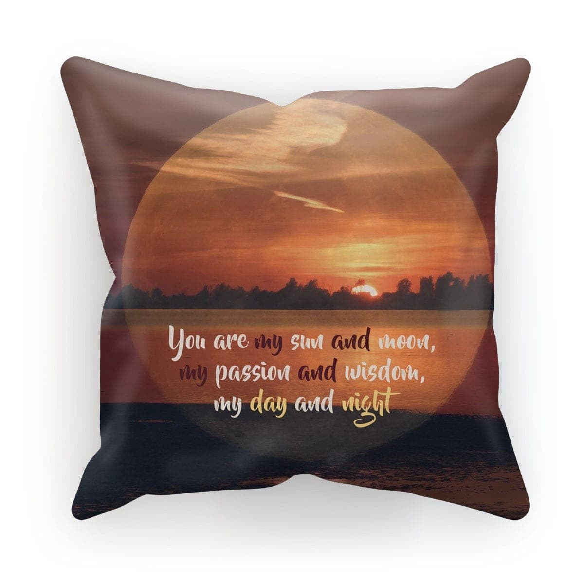 Sun and Moon, Art on a Cushion, by Sensus Studio