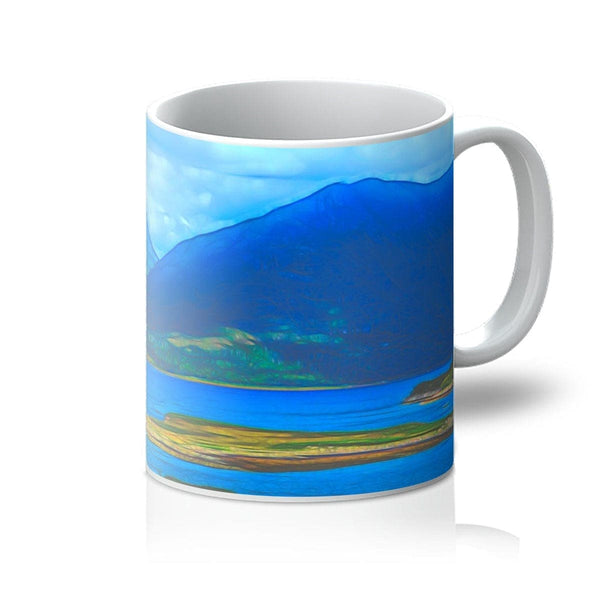 Lake in the Highlands of Scottland, Art on a Mug, by Sensus Studio