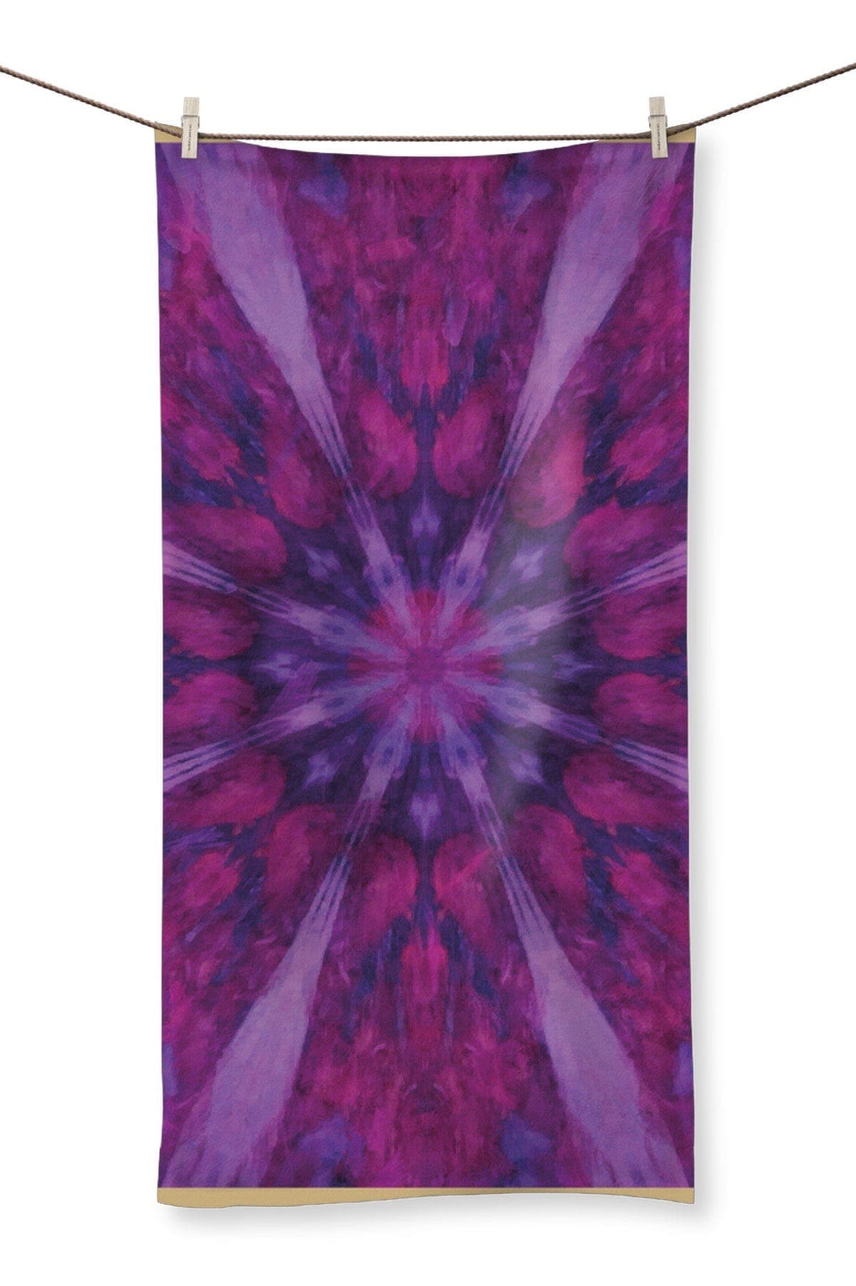 Purple Pattern Towel