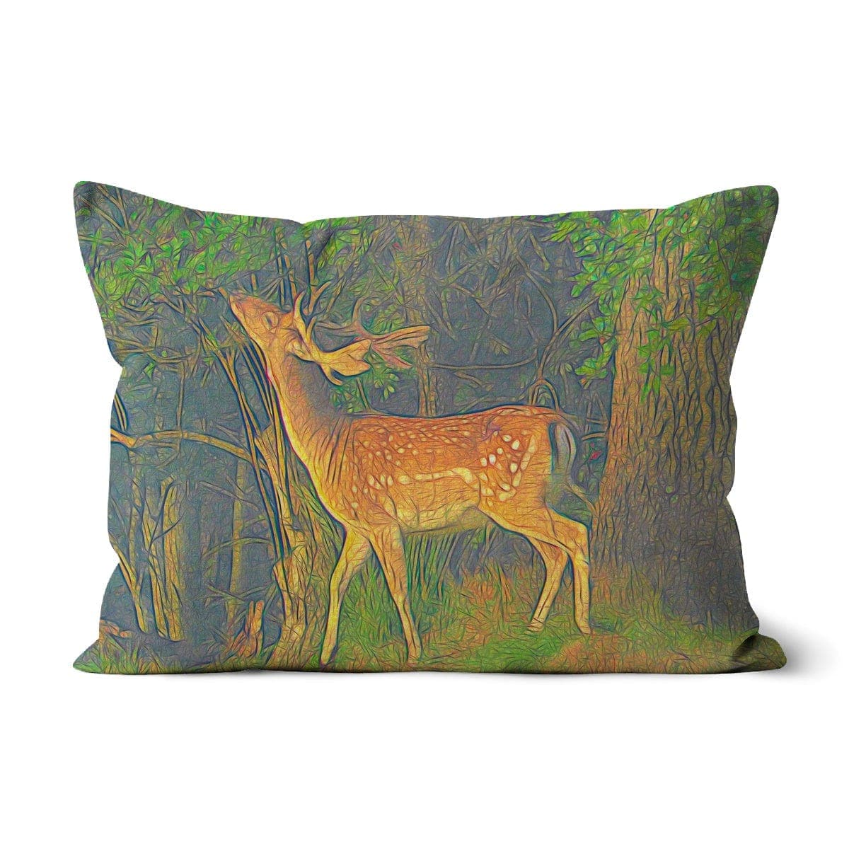 Young deer,  Cushion, by Ingrid Hütten