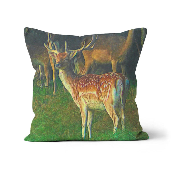 Male deer, Cushion,by Mother Nature Art