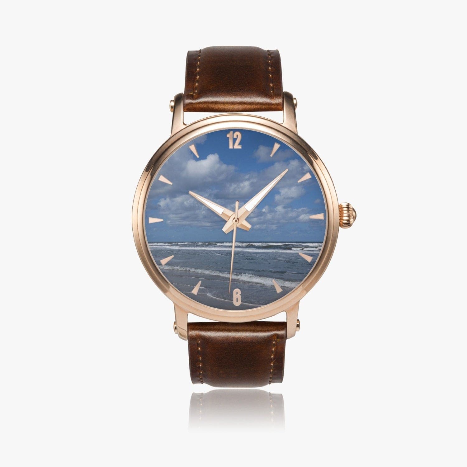 Summer time. 46mm Unisex Automatic Watch (Rose Gold),  Designer watch by Sensus Studio