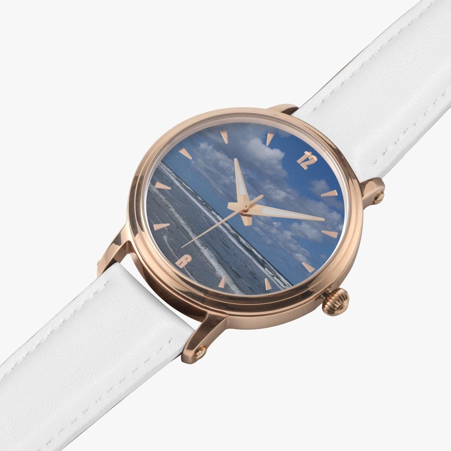 Summer time. 46mm Unisex Automatic Watch (Rose Gold),  Designer watch by Sensus Studio