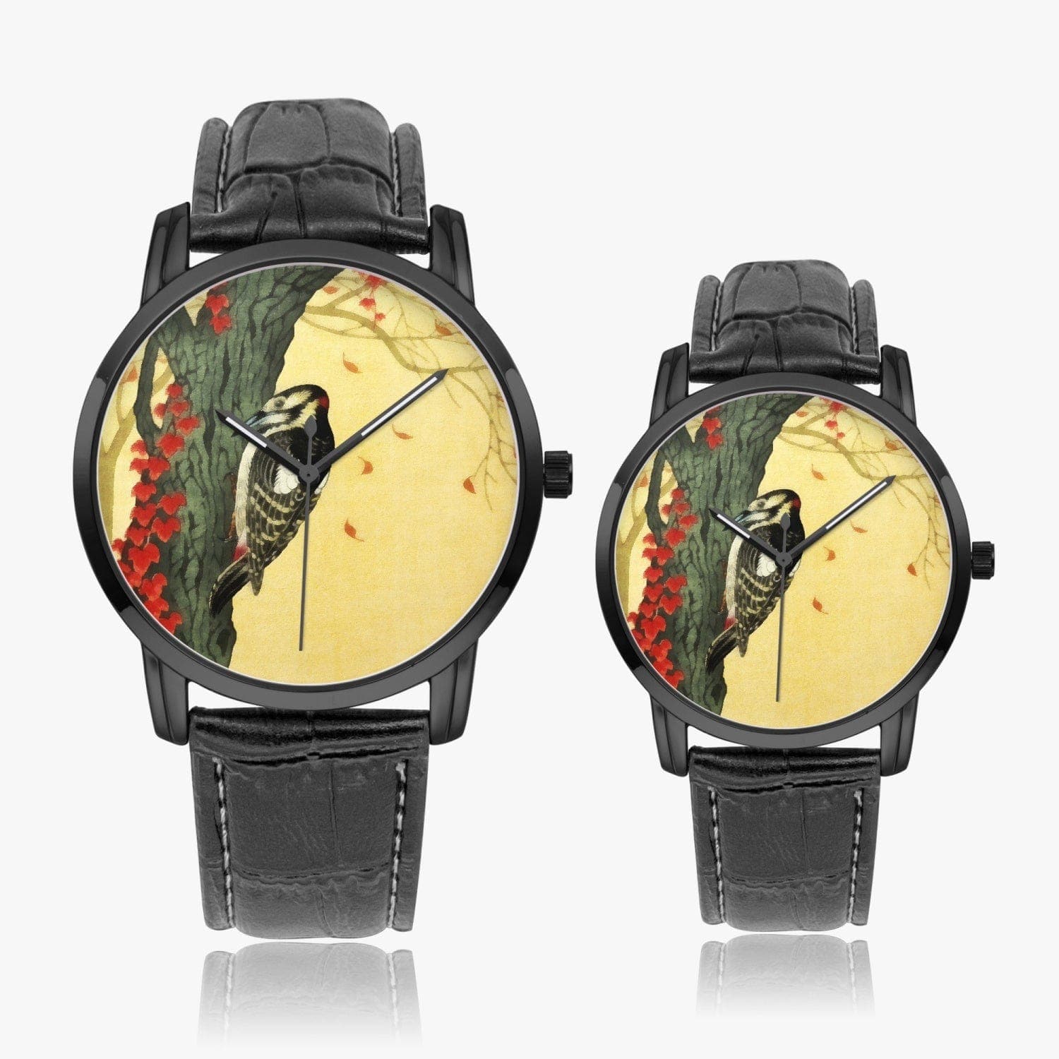 Tick Tock Woodpecker - Wide Type Quartz watch