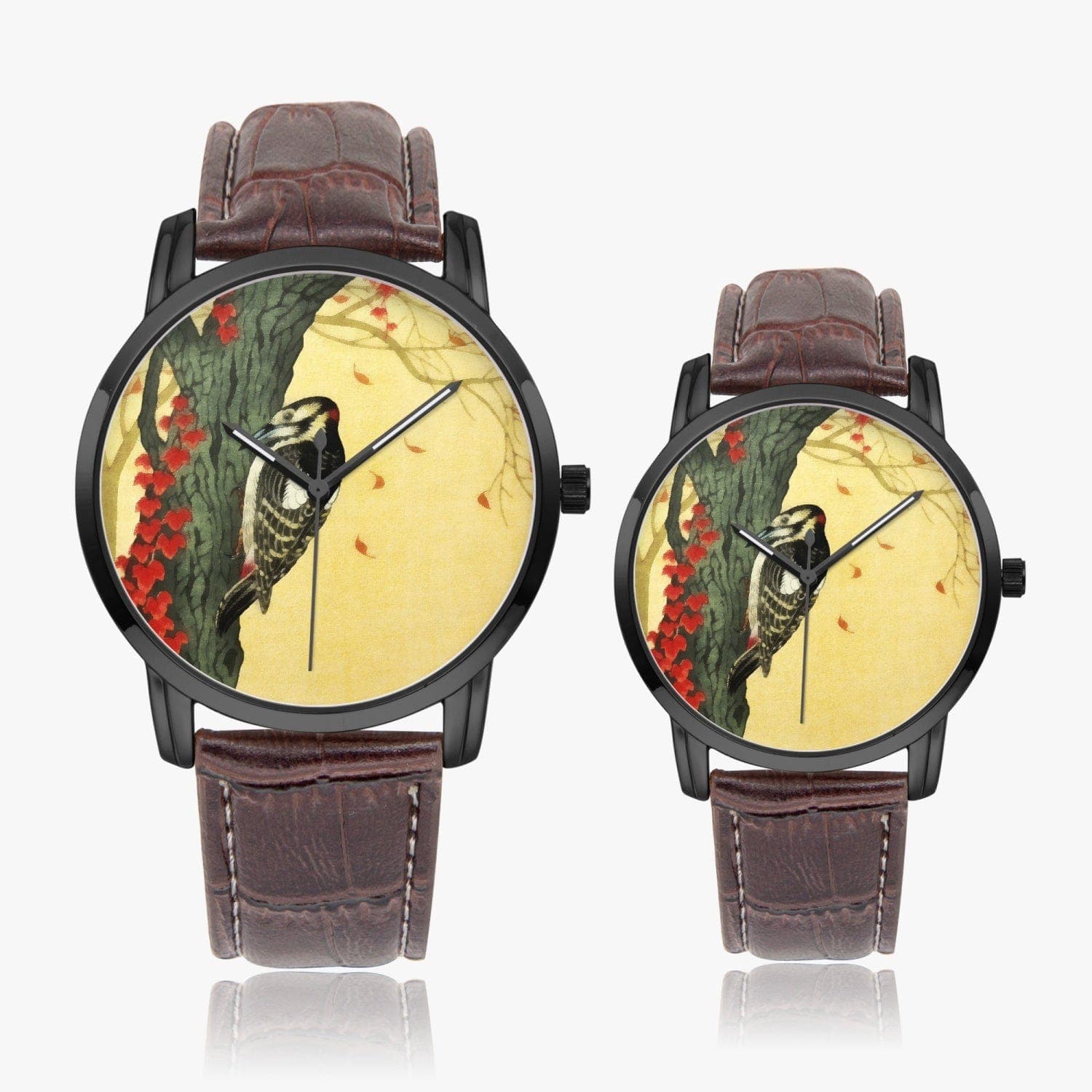 Tick Tock Woodpecker - Wide Type Quartz watch
