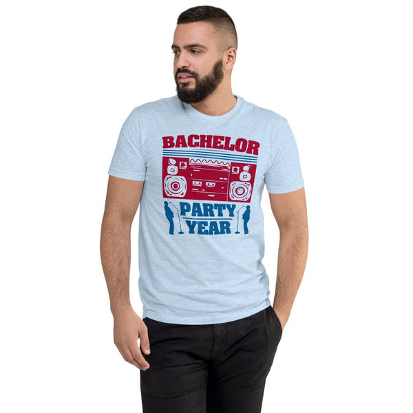 Bachelor Party Year, Short Sleeve T-shirt, by Sensus Studio Design