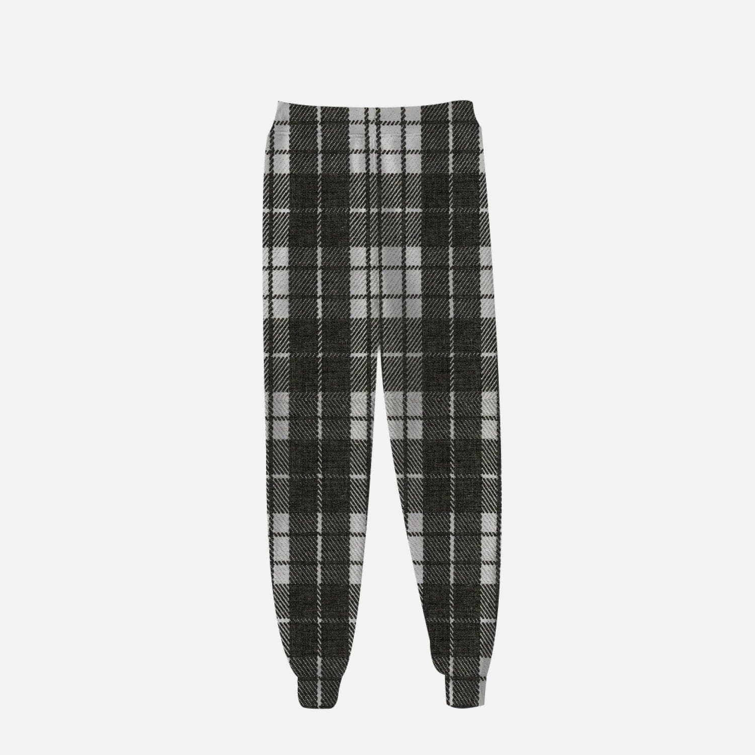 Greay tartan. Mid-Rise Pocket Sweatpants