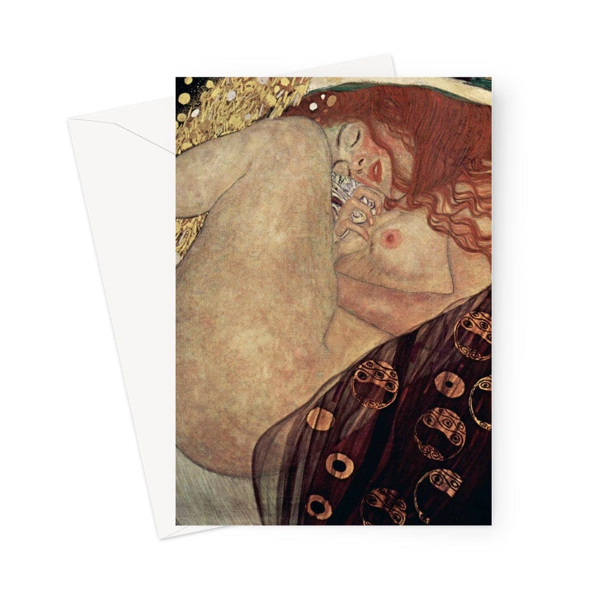 Gustav Klimt's Danae (1907-1908) Greeting Card