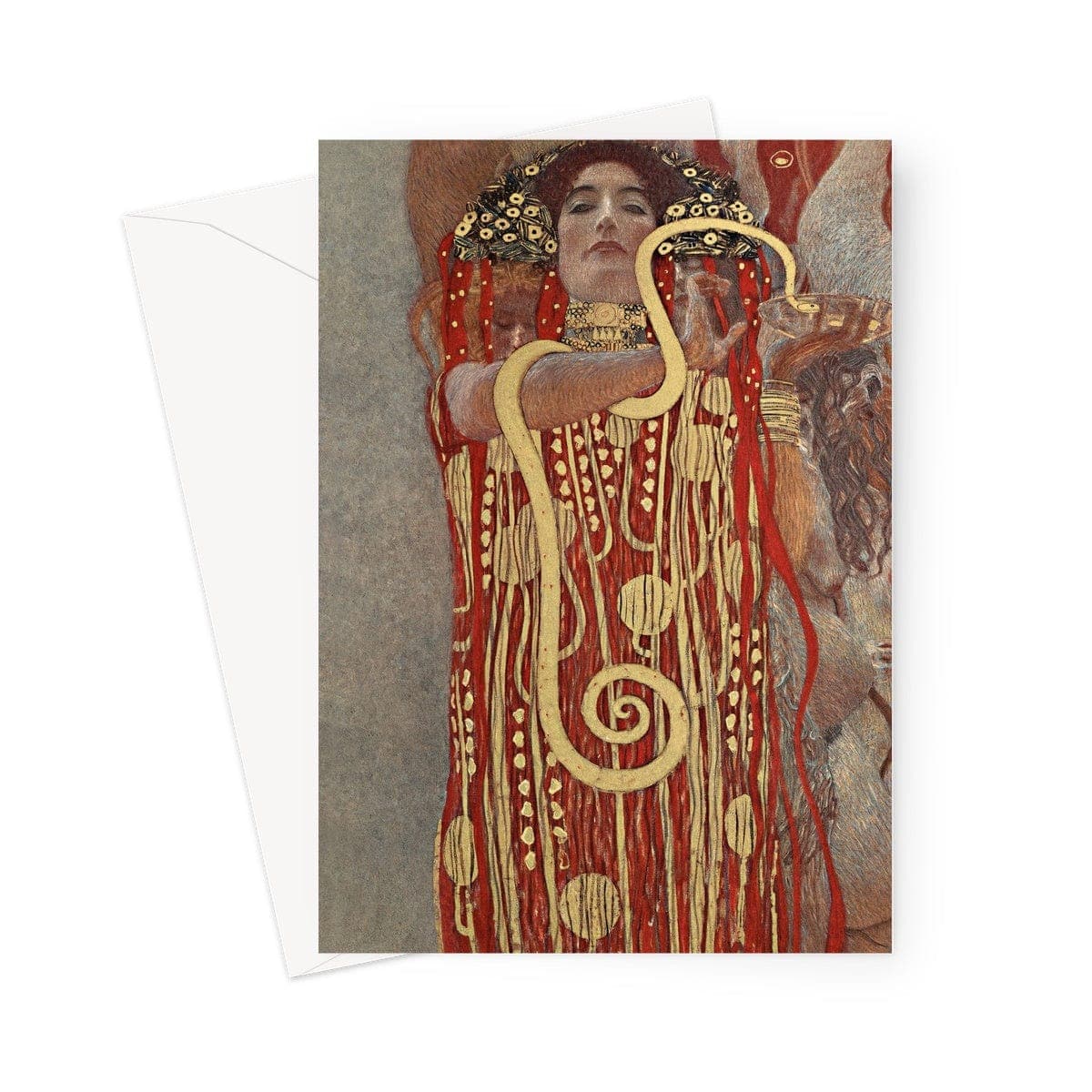 Gustav Klimt's Hygieia (1907) Greeting Card