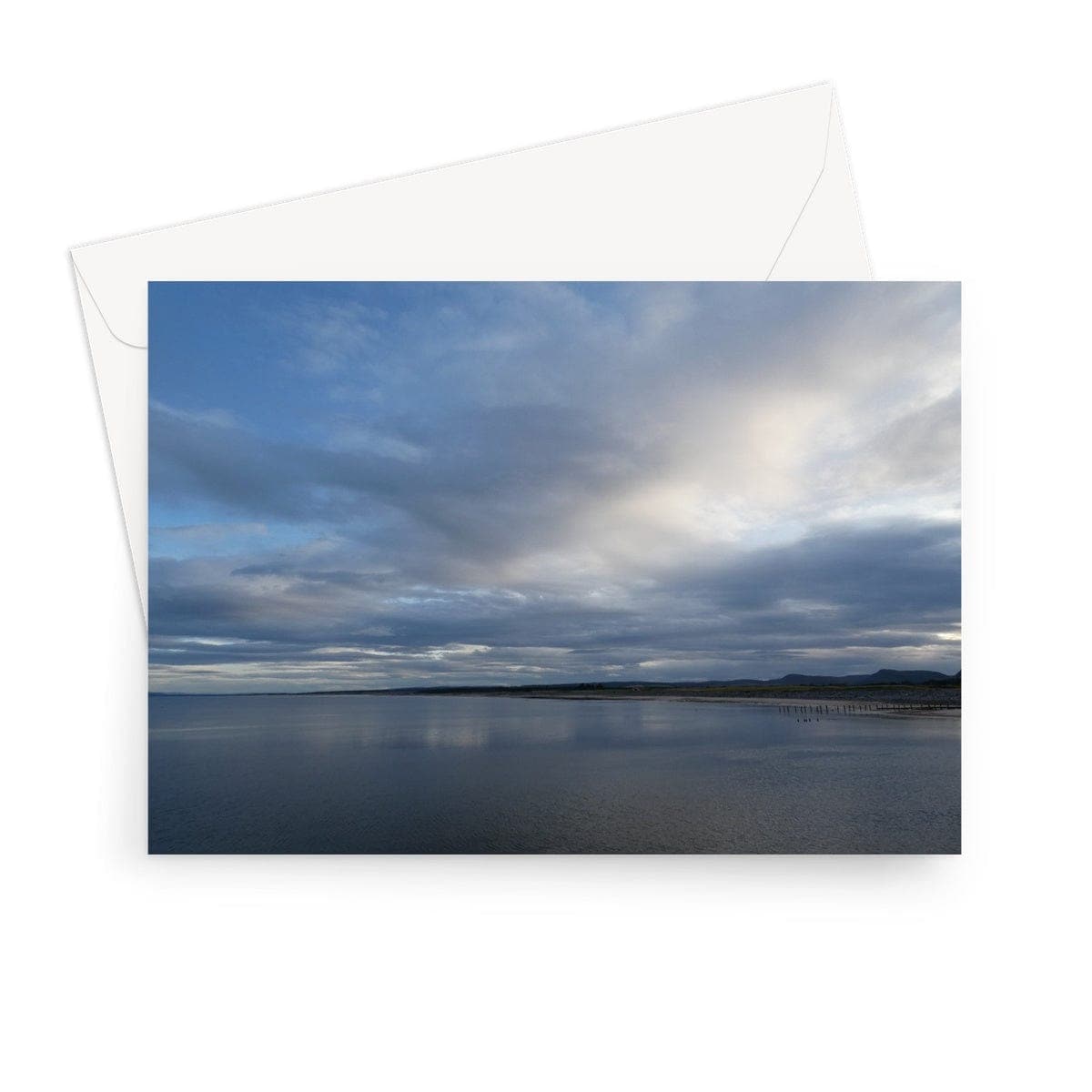 Evening on the Eastcoast of Scottish Highlands Greeting Card