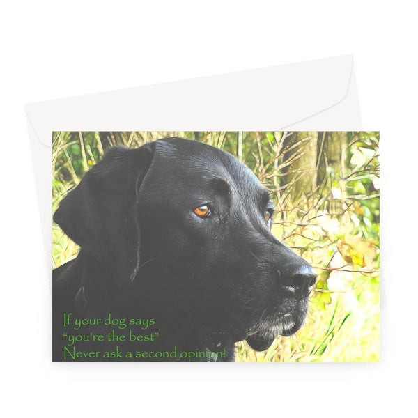 If your dog says... Art on a Greeting Card, by Sensus Studio