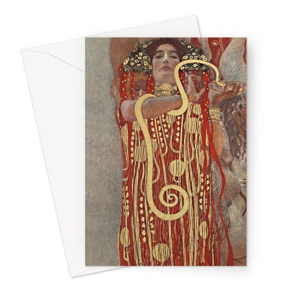 Gustav Klimt's Hygieia (1907) Greeting Card