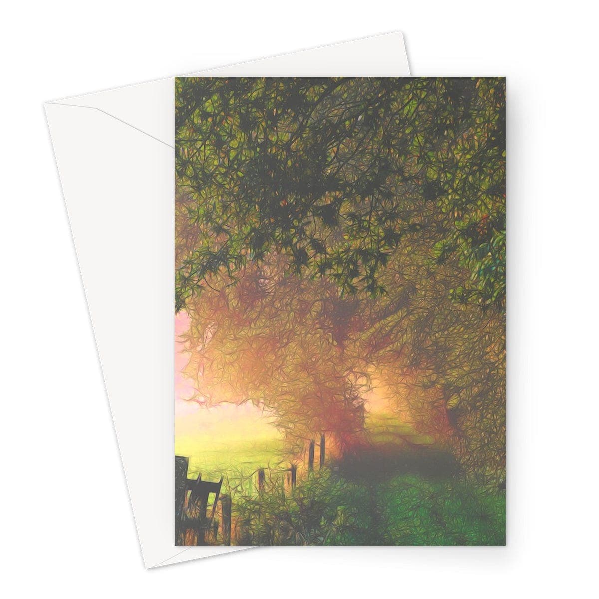 Morning glow,  Greeting Card, by Sensus Studio