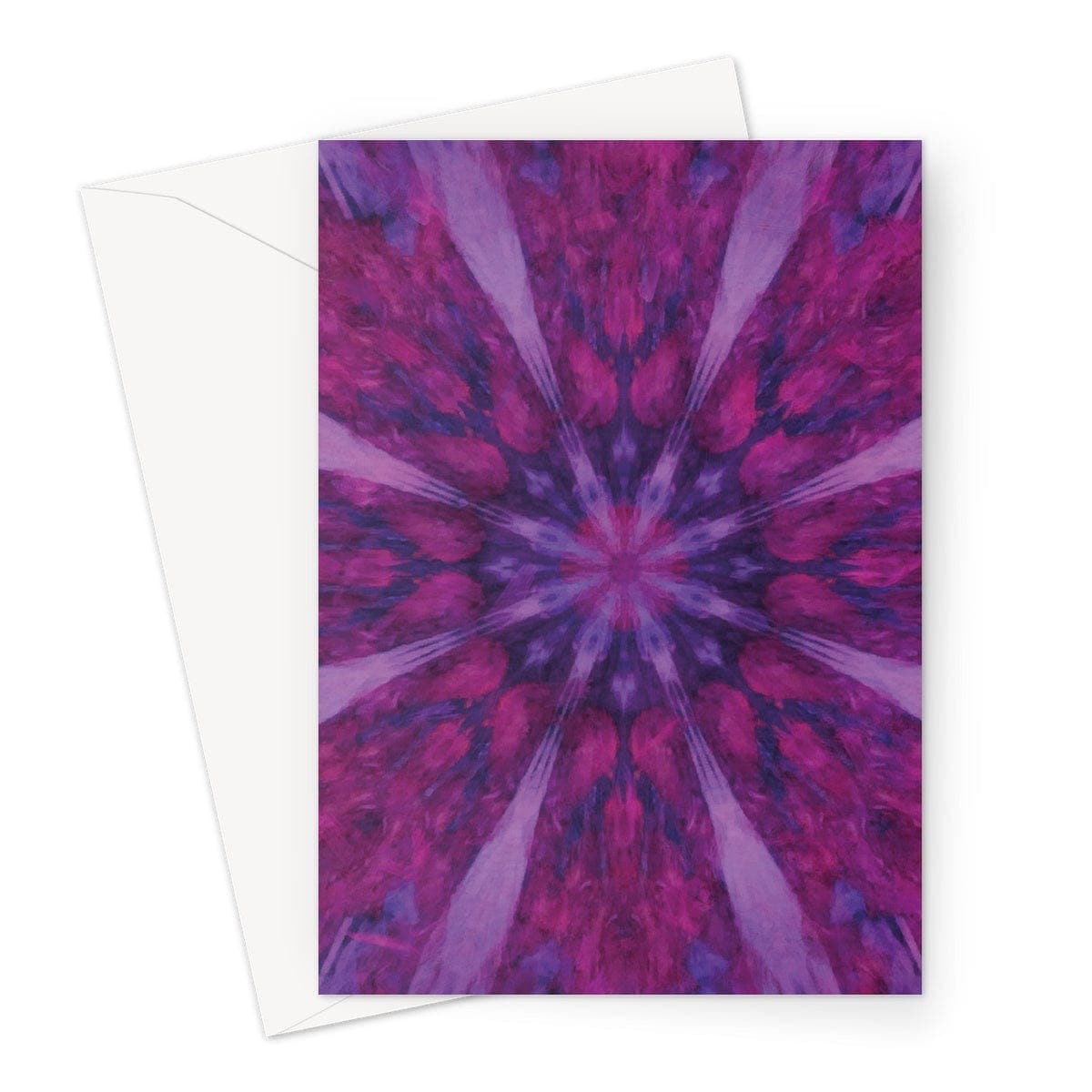 Purple Pattern Greeting Card