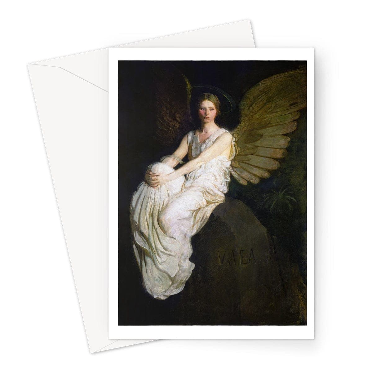Vintage Angel, Greeting Card, by Sensus Studio