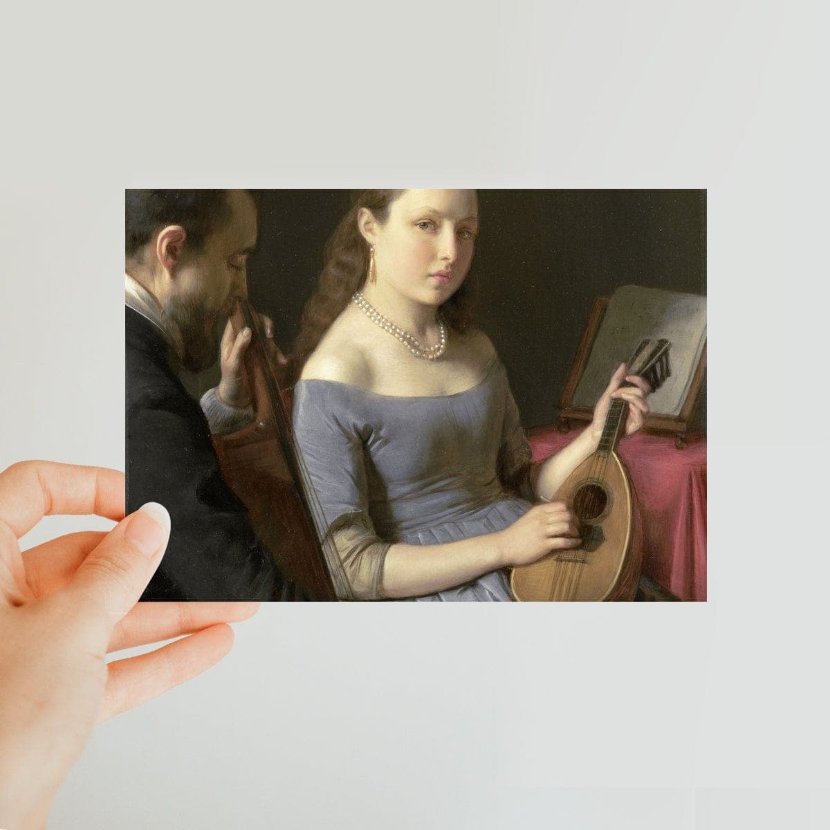 The Duet, Charles van Beveren, 1830 - 1850 Classic Postcard