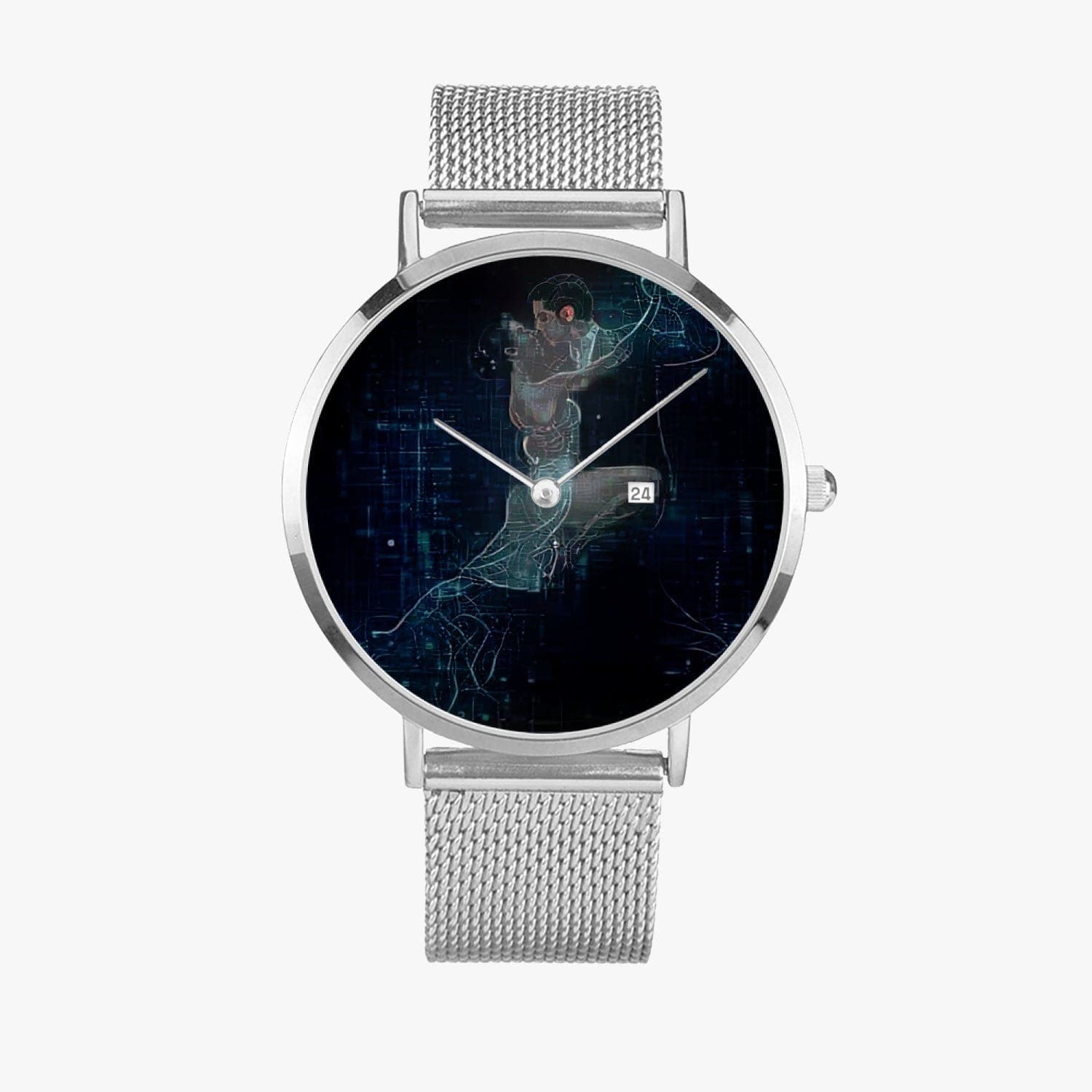 It Takes Two - Stainless Steel Perpetual Calendar Quartz Watch, by Sensus Studio Design