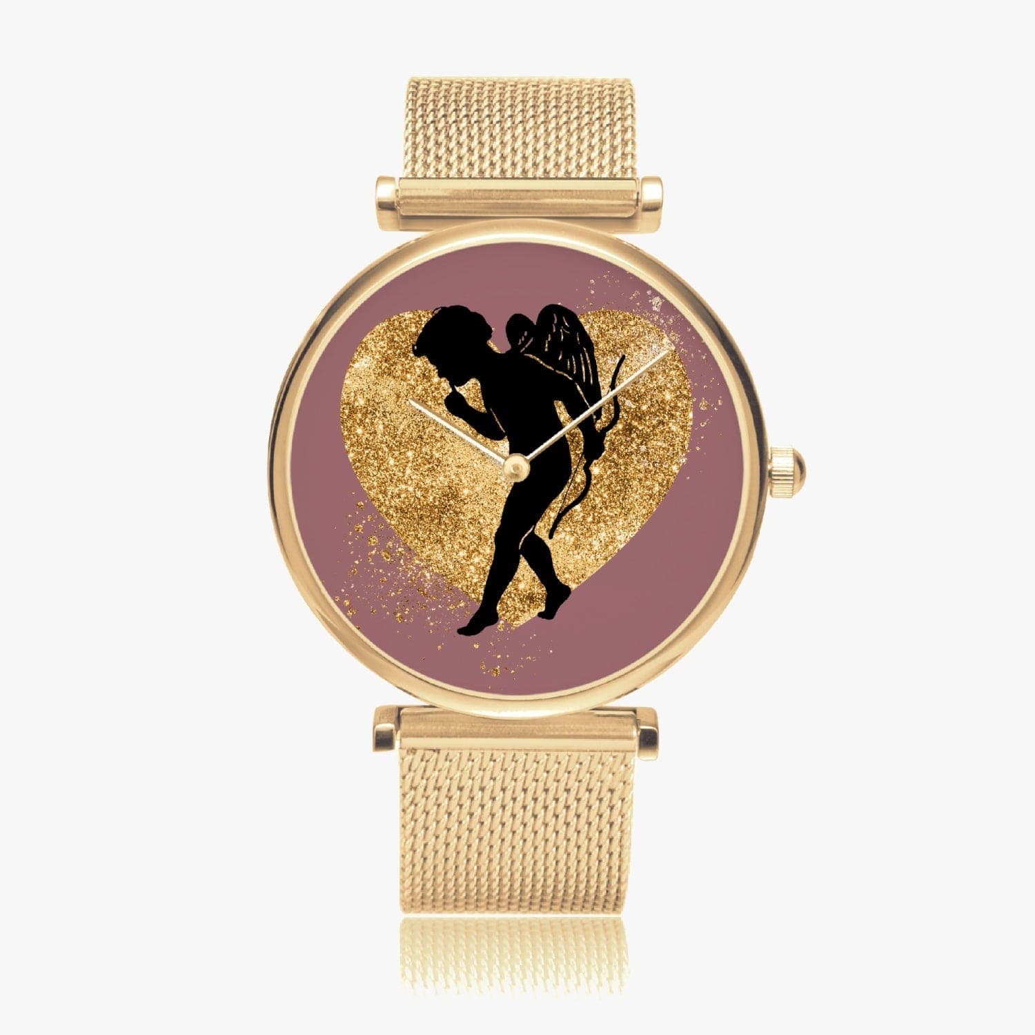 Cupid and the golden heart,  New Stylish Ultra-Thin Quartz Watch, designed by Sensus Studio Design