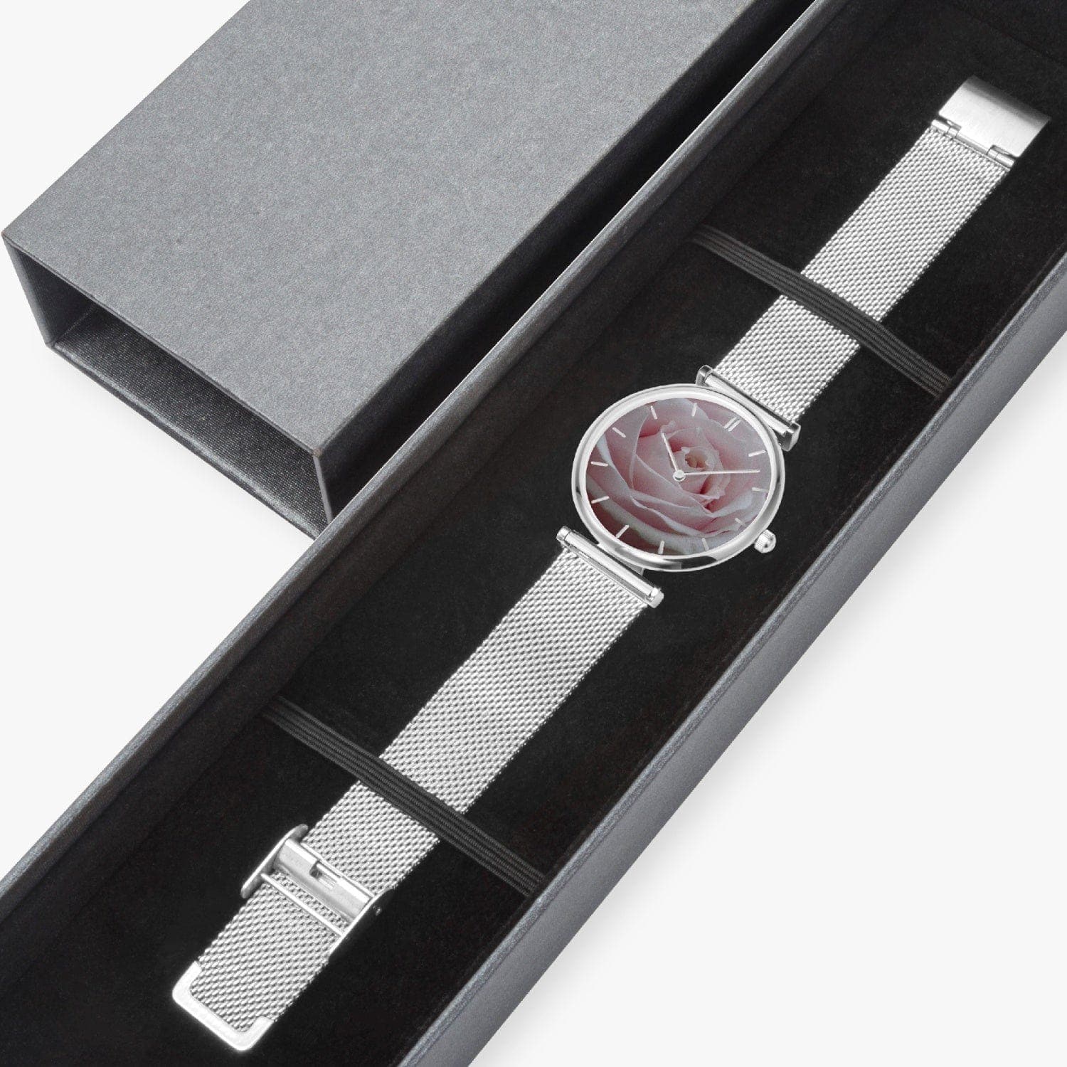 Pink tenderness. New Stylish Ultra-Thin Quartz Watch (With Indicators)by Ingrid Hütten