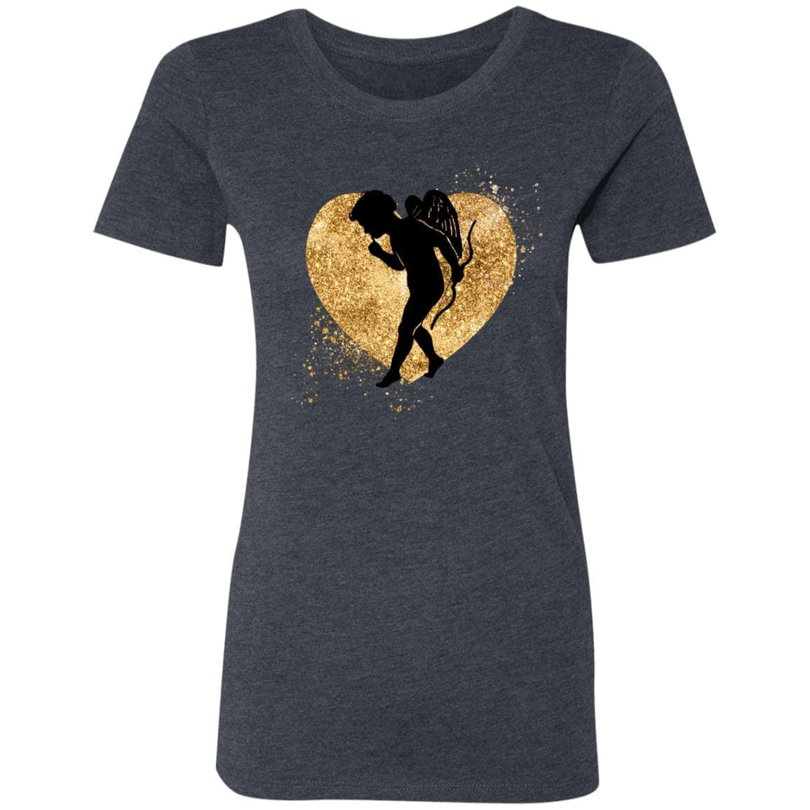 Cupid and the golden heart, Ladies' Triblend T-Shirt
