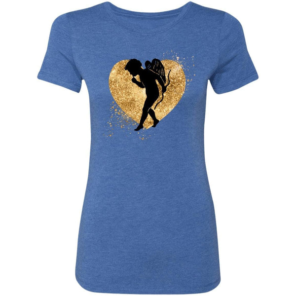 Cupid and the golden heart, Ladies' Triblend T-Shirt