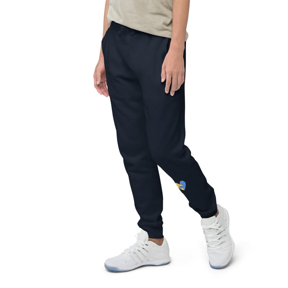 Connecting people/ Heart for Ukraine Unisex fleece sweatpants