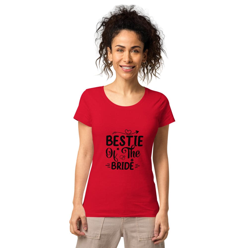 Bestie of the Bride! Women’s basic organic t-shirt, by Sensus Studio Design