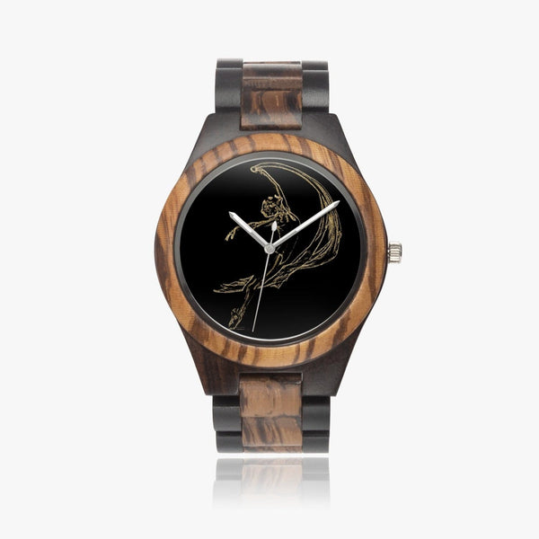 Dance! Ebony Wooden Watch. Designer watch by Humphrey Isselt