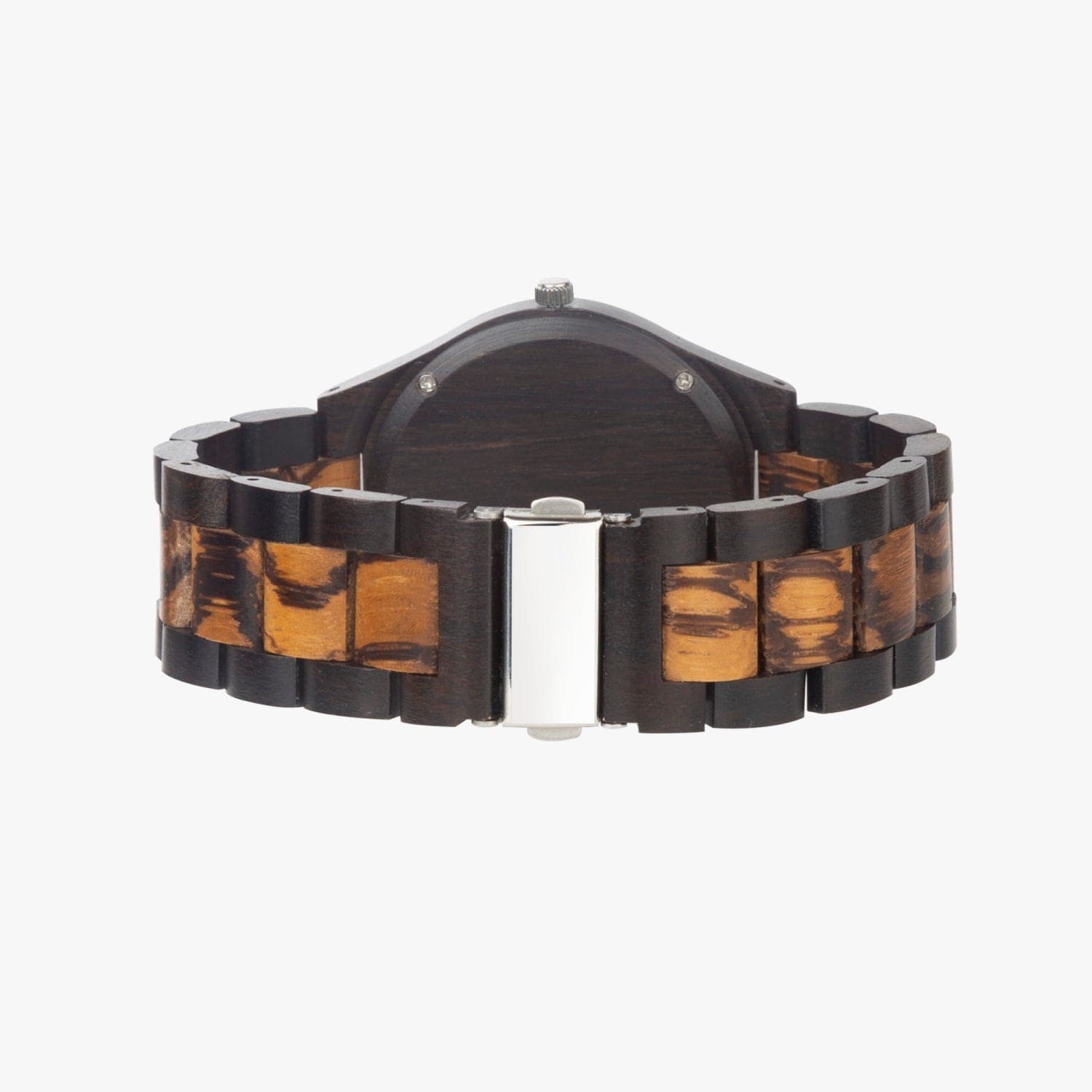 Red oak.  Ebony Wooden Watch,  Designer watch by Sensus Studio Design