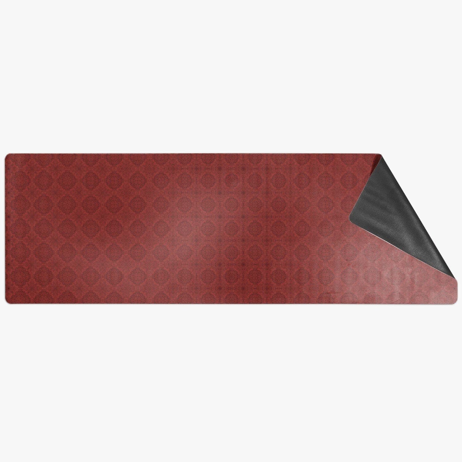 Red. Ultra Thin Lightweight Suede Fiber Anti-slip Yoga Mat Designed For Gym, Home Sports, and Yoga for Women and Men
